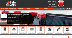 Desktop Screenshot of filesaversdatarecovery.com